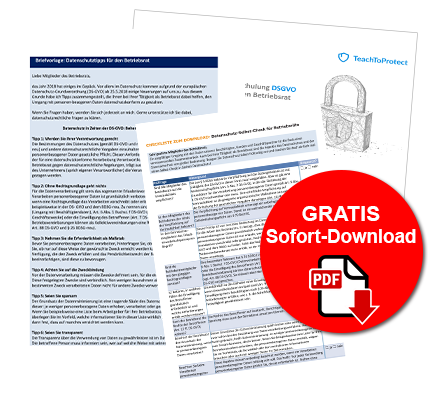 Datenschutz aktuell - Betriebsratwahl